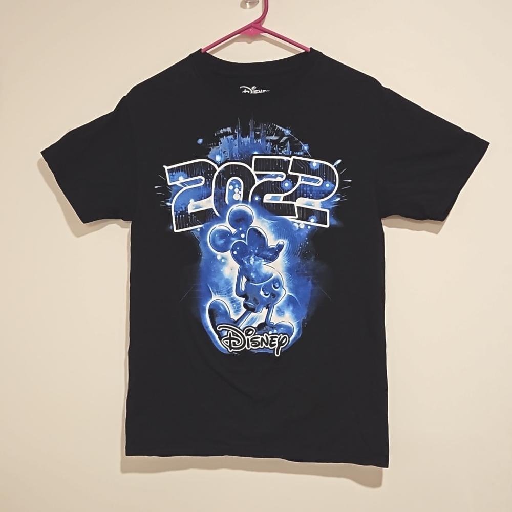 DISNEY 2022 Mickey Mouse graphic tee circuit board castle Sm. UNISEX Souvenir